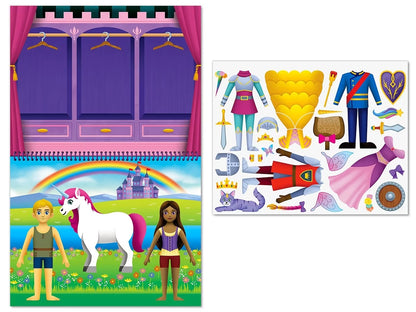 Fashion Friends Dress-Up Reusable Sticker Pad - US 8410