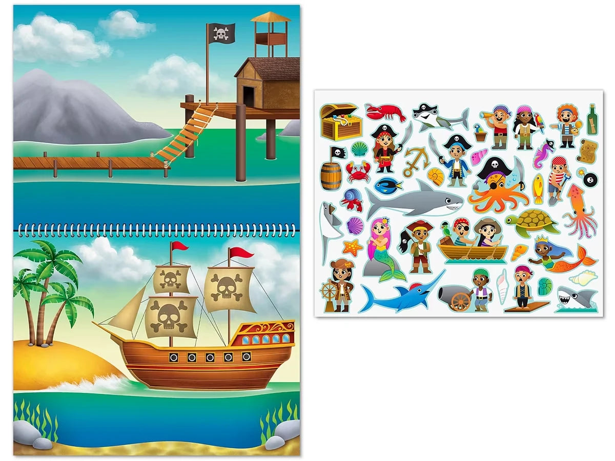 Amazing Adventures Reusable Sticker Pad - US 7502