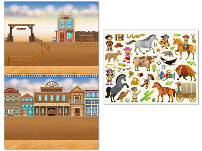 Amazing Adventures Reusable Sticker Pad - US 7502