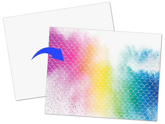 Color-Reveal Patterned Paper - US 7769