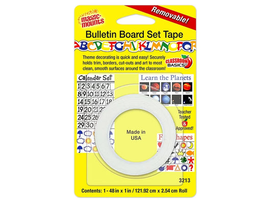 Removable Bulletin Board Set Tape - US 4914