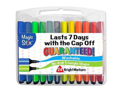 Magic Stix™ Washable Markers - Set of 24 - US 1177