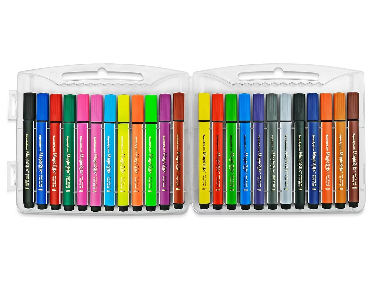 Magic Stix™ Washable Markers - Set of 24 - US 1177