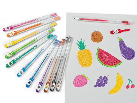 Scented Glitter Gel Pens - US 6231