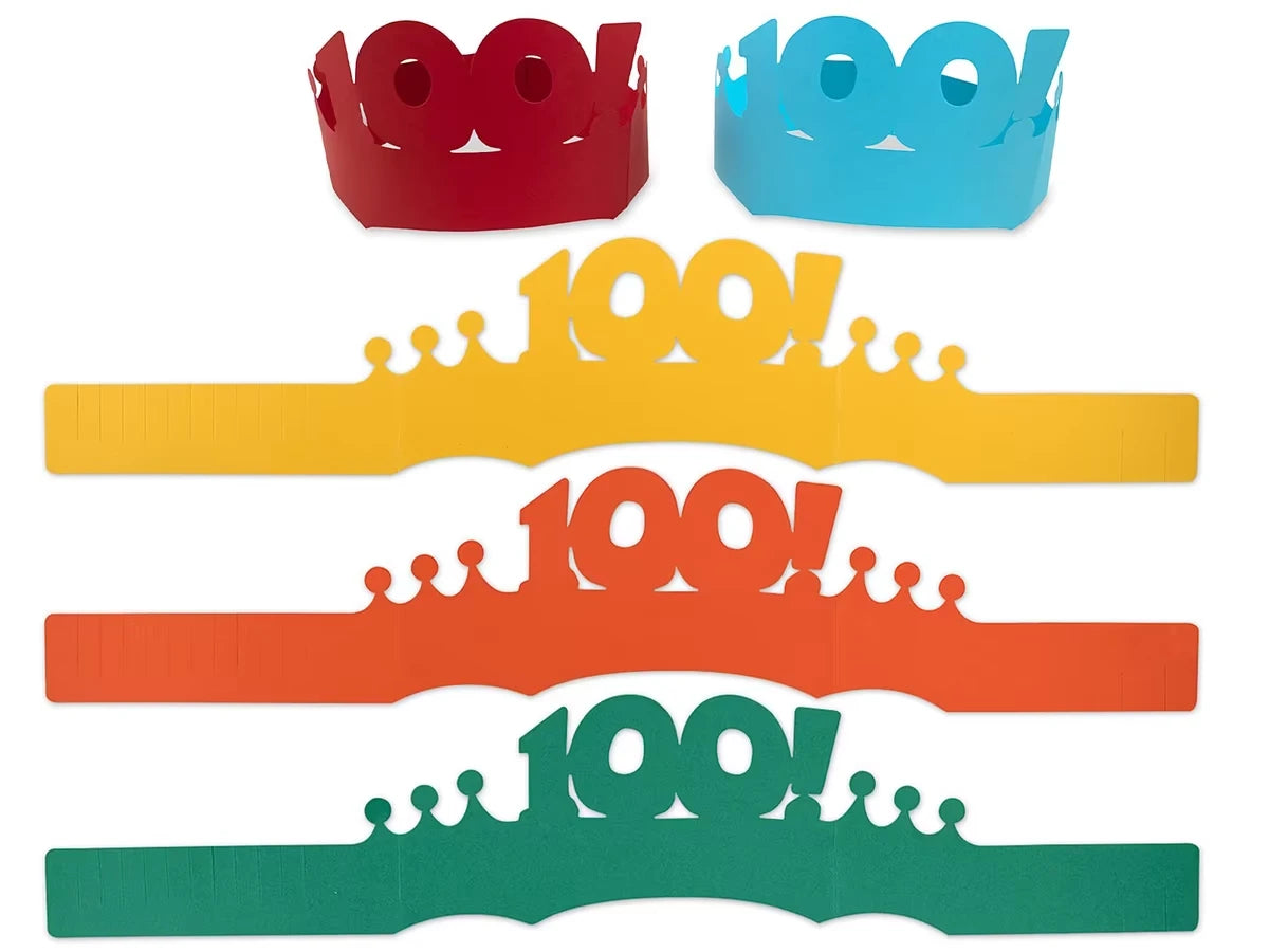 Design-Your-Own 100th Day of School Crowns - US 8785