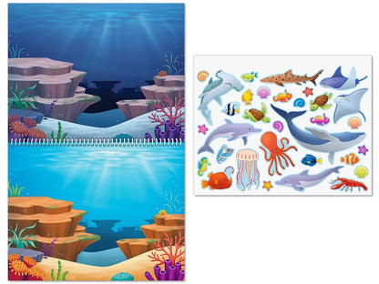 Animal Habitats Reusable Sticker Pad - US 8985