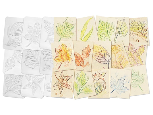 Leaf Rubbing Plates - US 4292