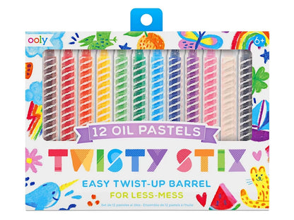 Twisty Stix Oil Pastels - Set of 12 - US 5202