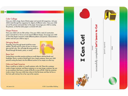 Spectrum® Let’s Learn to Cut Workbook - US 2631