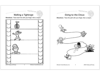 Cutting & Tracing Activity Book - US 7895