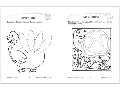 Cutting & Tracing Activity Book - US 7895