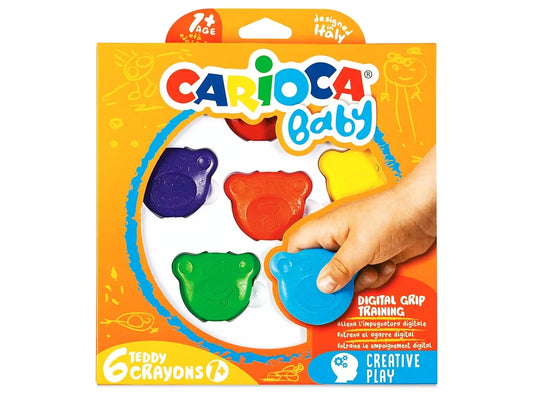 Teddy Crayons - Set of 6 - US 5078