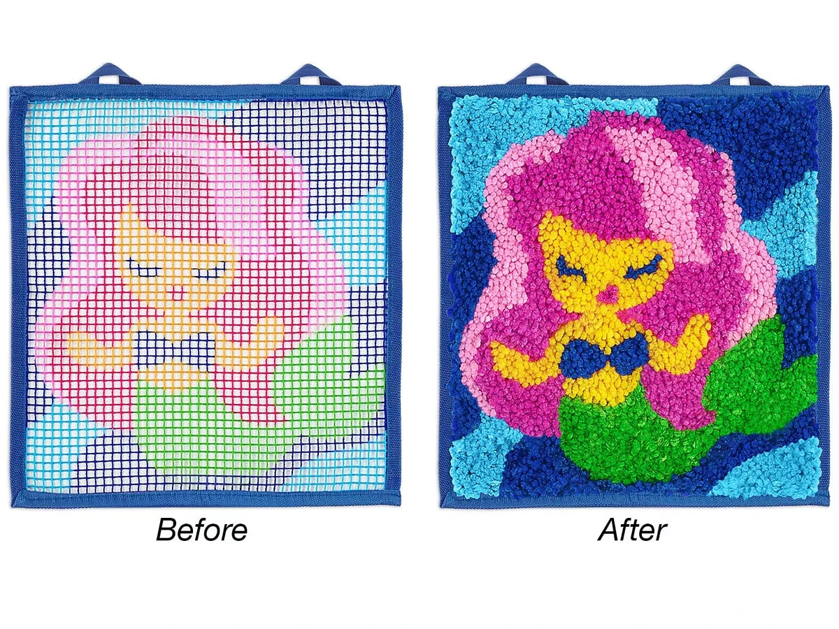 Mermaid Latch Hook Craft Kit - US 8163