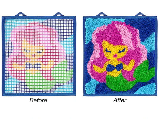 Mermaid Latch Hook Craft Kit - US 8163