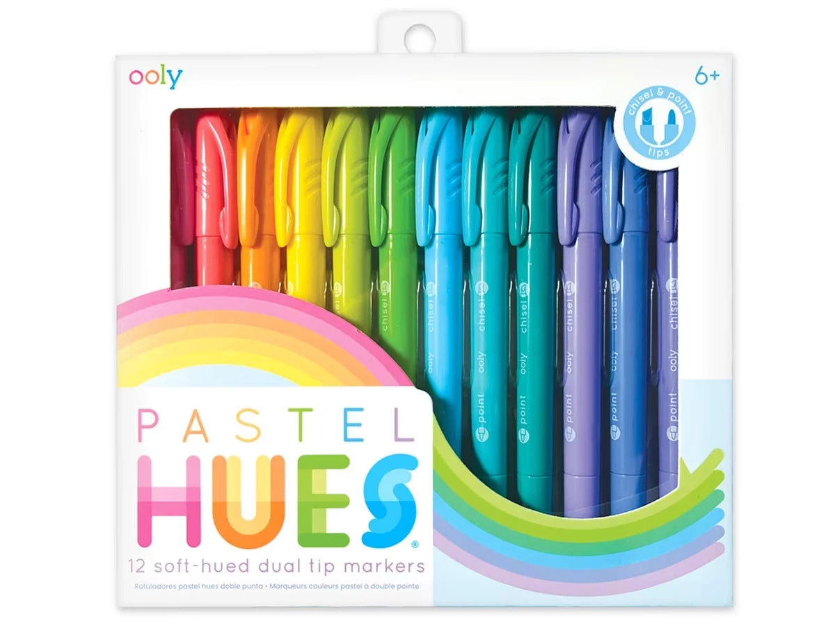 Pastel Dual-Tip Markers - Set of 12 - US 7189