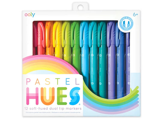 Pastel Dual-Tip Markers - Set of 12 - US 7189
