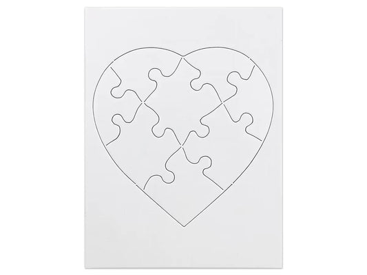 Design-Your-Own Heart Puzzles - Set of 24 - US 2571