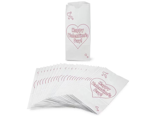 Design-Your-Own Valentine’s Day Bags - Set of 25 - US 9075