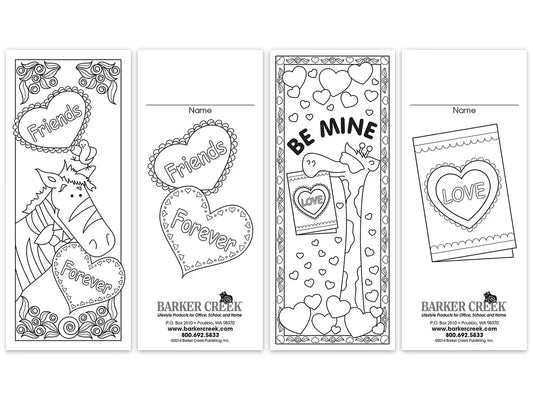 Design-Your-Own Valentine’s Day Bookmarks - US 6770