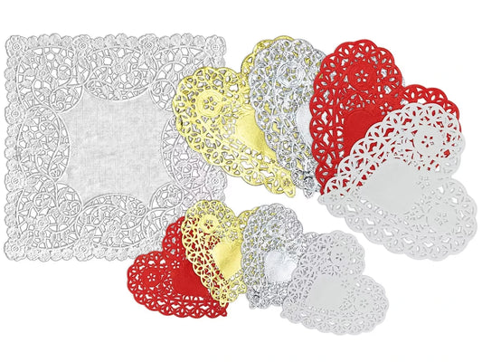 Paper Heart Doily Assortment Pack - US 6413