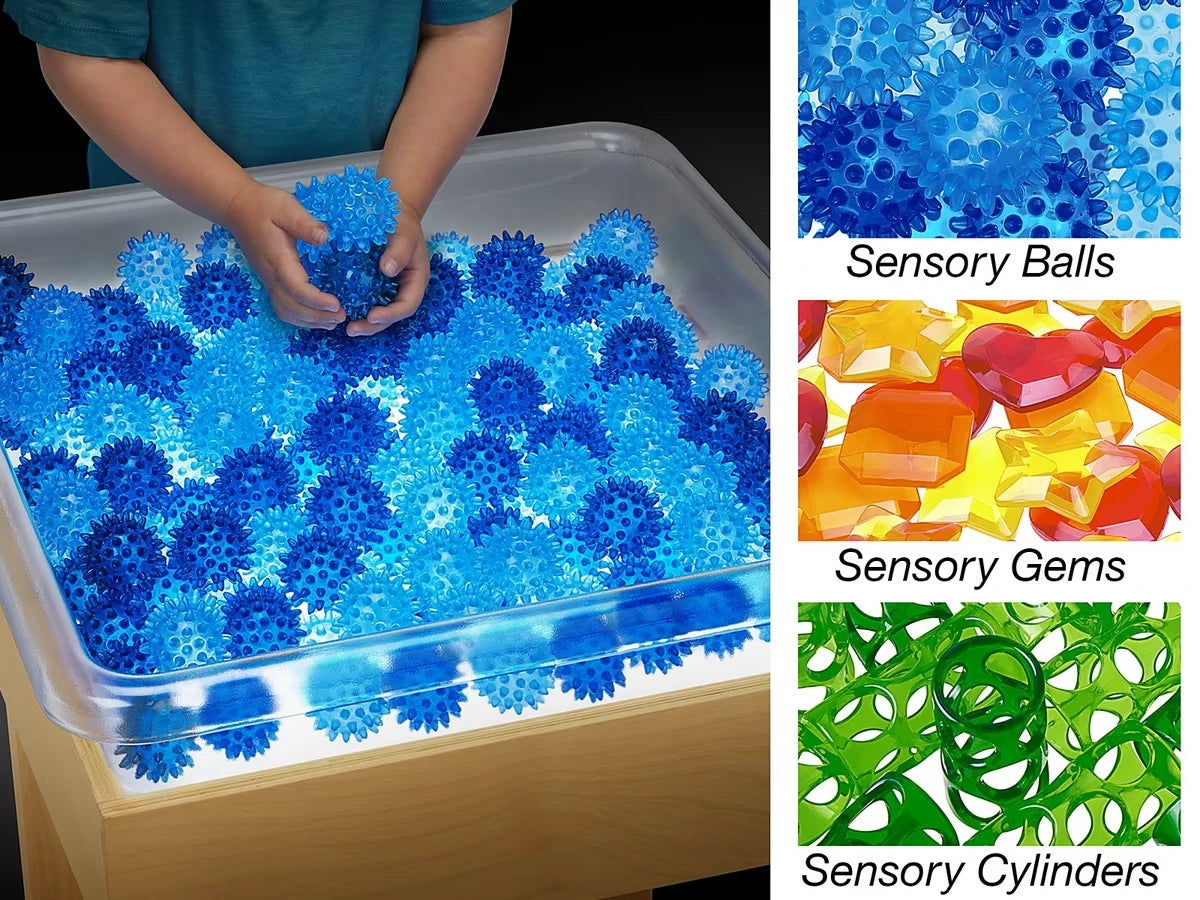 Toddler-Safe Light Table Sensory Materials - Complete Set - US 2822