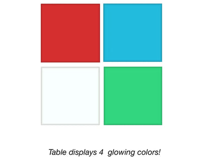 Space-Saver Color-Changing Light Table - US 5929
