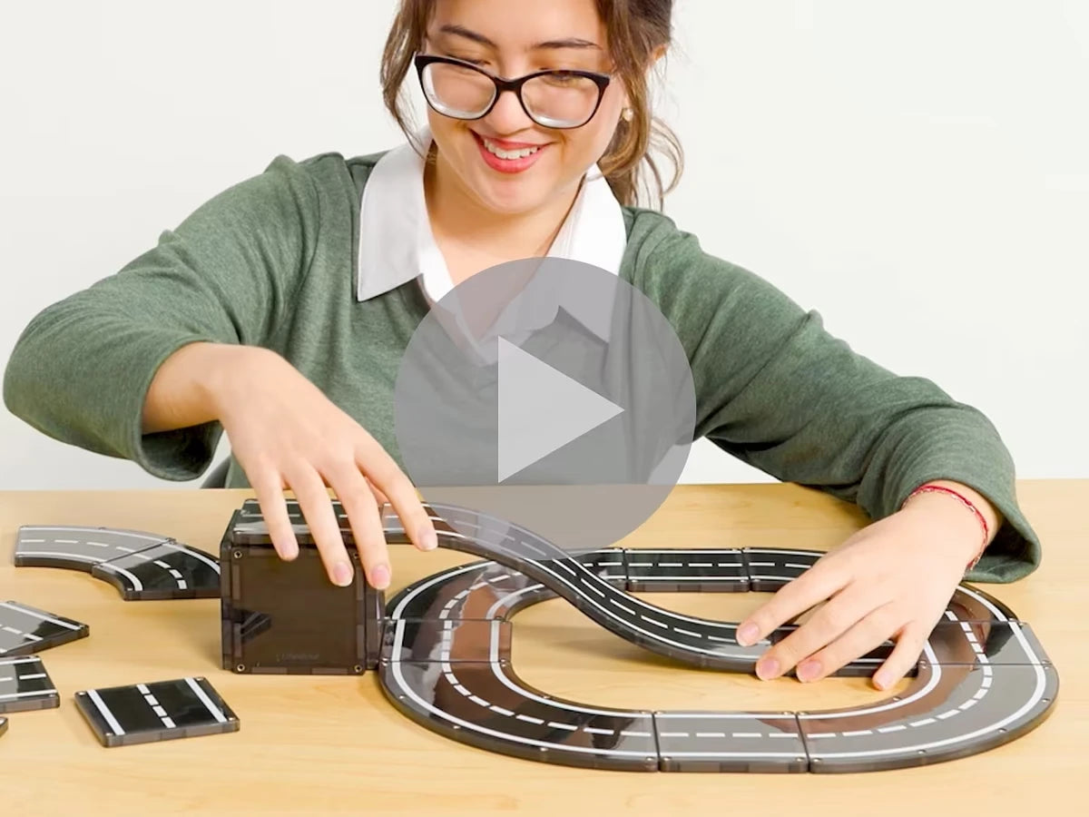 Magnetic Wonder Tiles® - Road Builder - US 4872