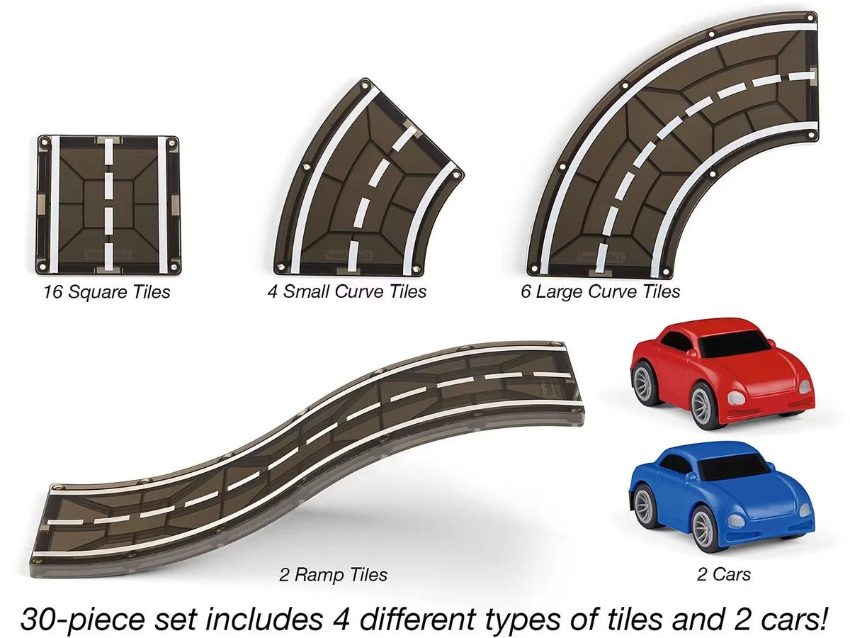 Magnetic Wonder Tiles® - Road Builder - US 4872