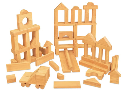 Hardwood Blocks - 100-Piece Set - US 9745