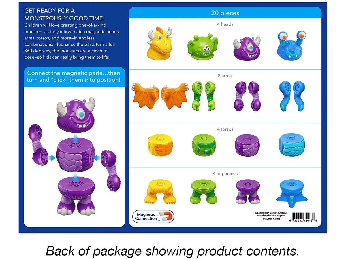 Create & Play Magnetic Monsters - US 4682