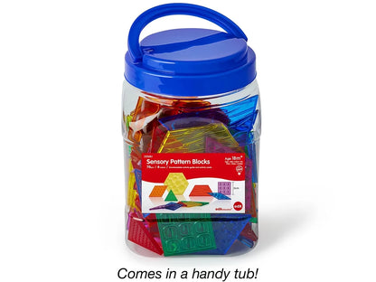 Translucent Sensory Pattern Blocks - US 4549