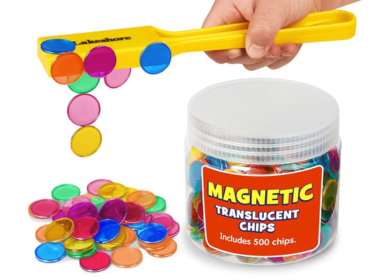 Magnetic Translucent Chips - US 7186