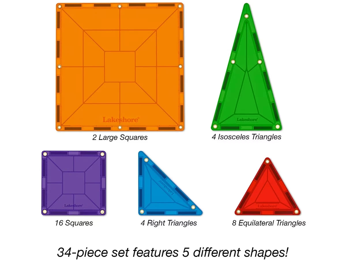 Magnetic Wonder Tiles® - Starter Set - US 5466