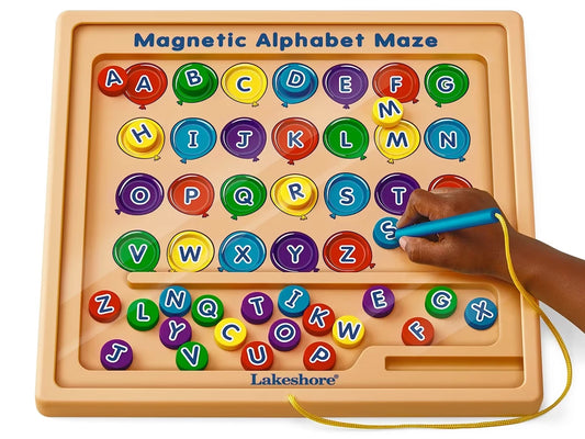Magnetic Alphabet Maze - US 7713