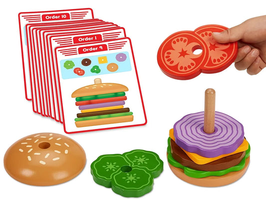 Create-A-Burger Sequencing Stacker - US 7907