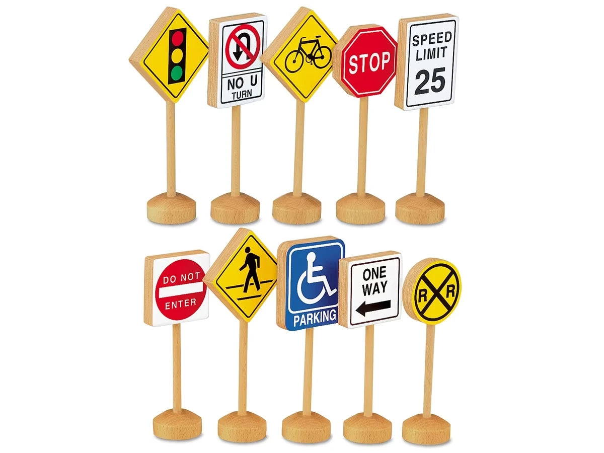 Block Play Traffic Signs - US 5128