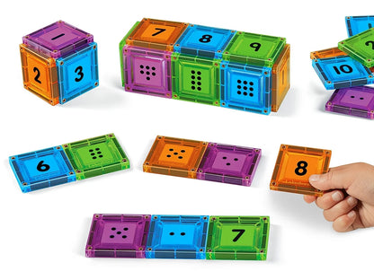 Double-Sided Magnetic Number Tiles - US 5544