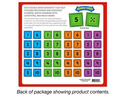 Double-Sided Magnetic Number Tiles - US 5544
