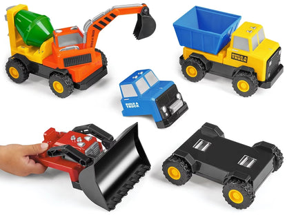 Build-A-Truck Magnetic Construction Vehicles - US 1406