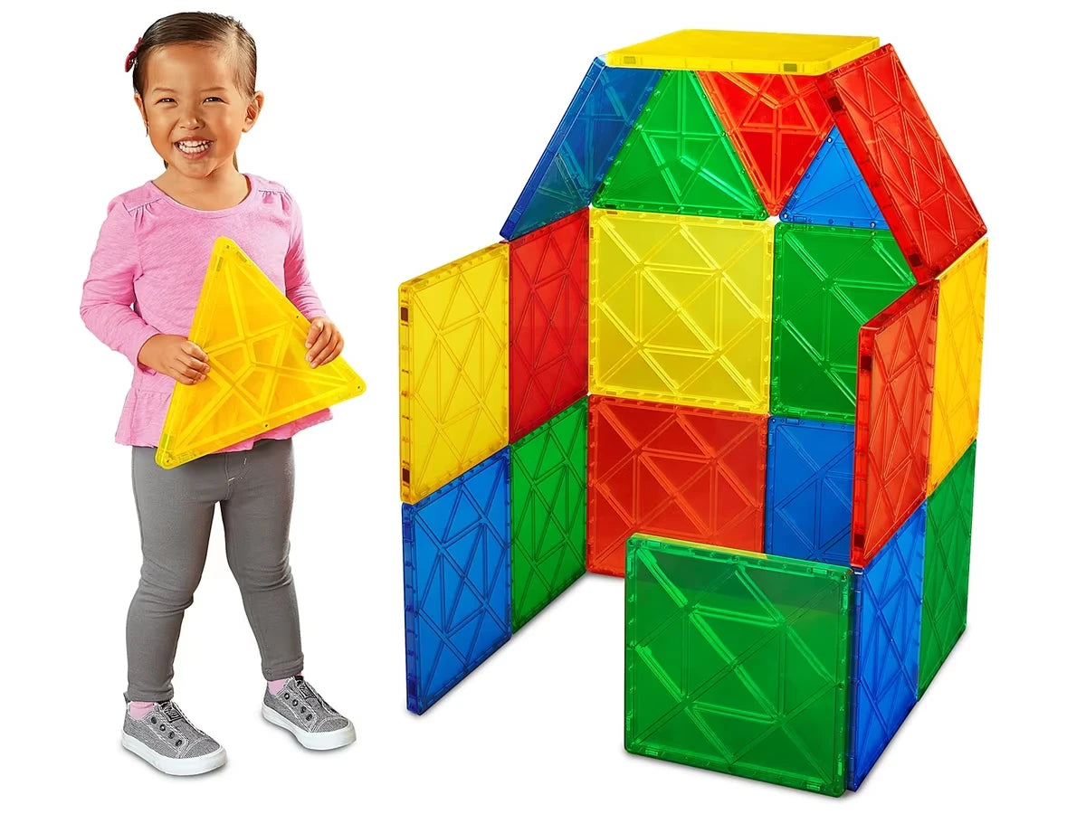 Jumbo Magnetic Building Tiles - US 4180