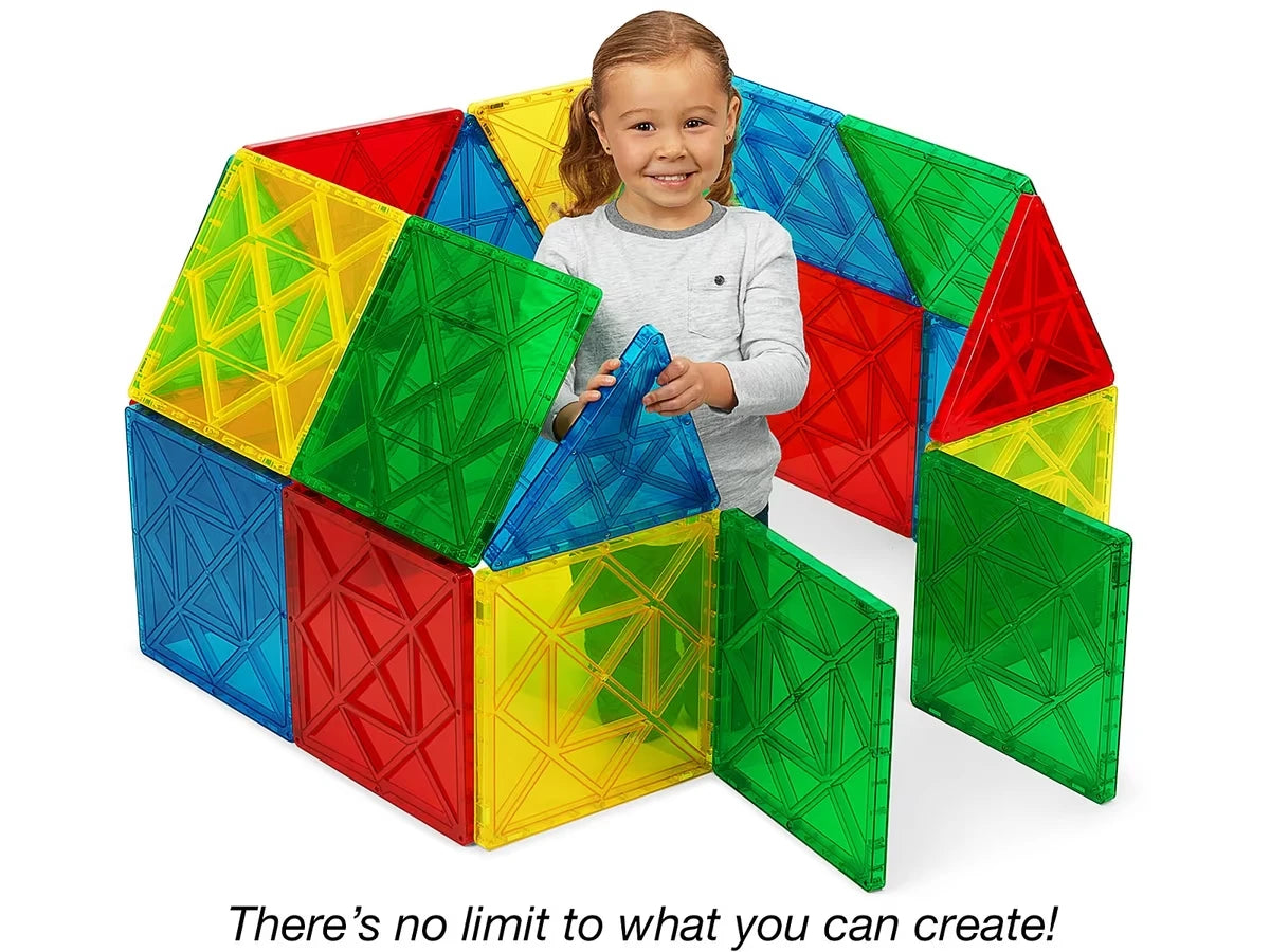 Jumbo Magnetic Building Tiles - US 4180