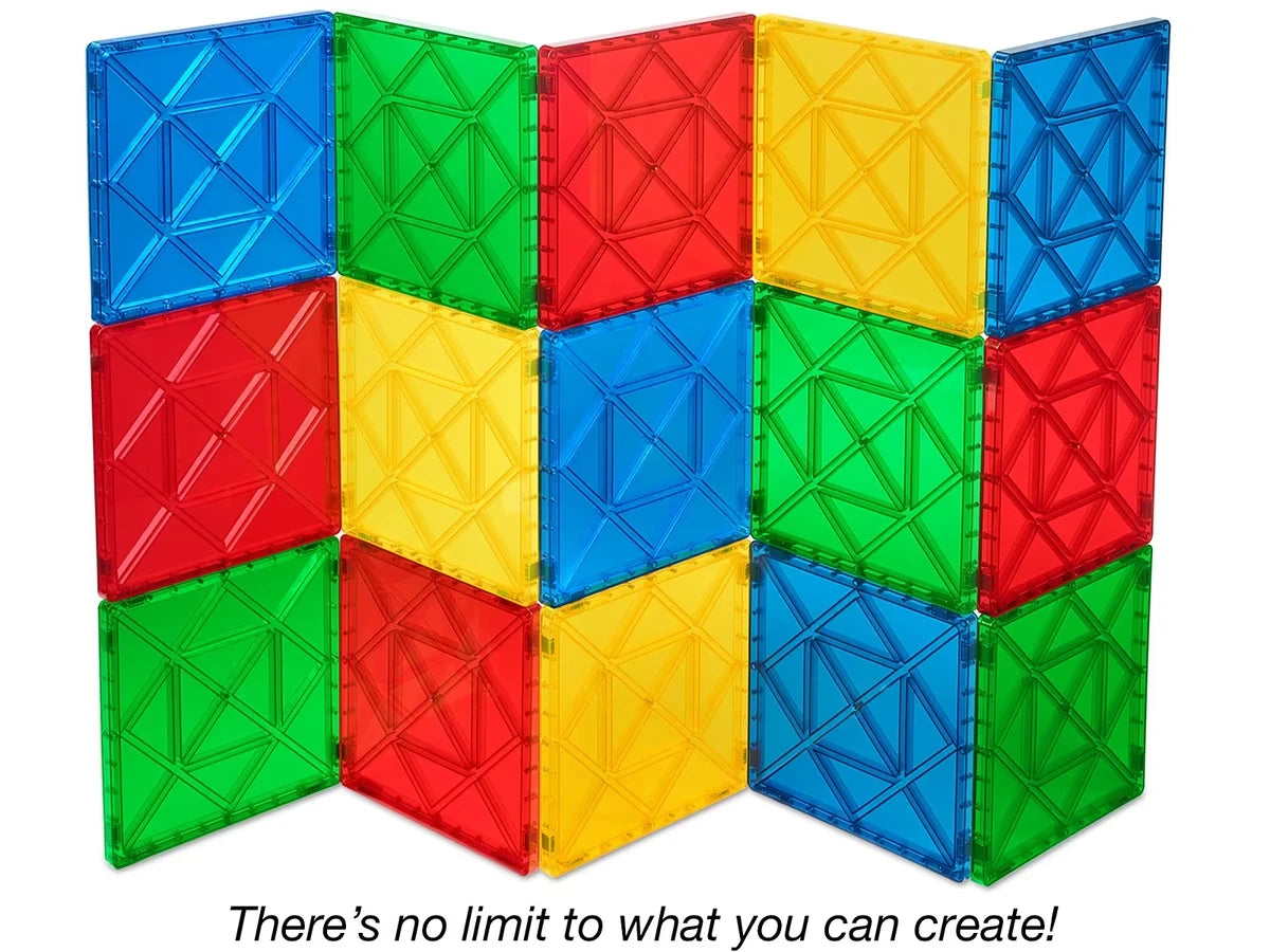Jumbo Magnetic Building Tiles - US 4180
