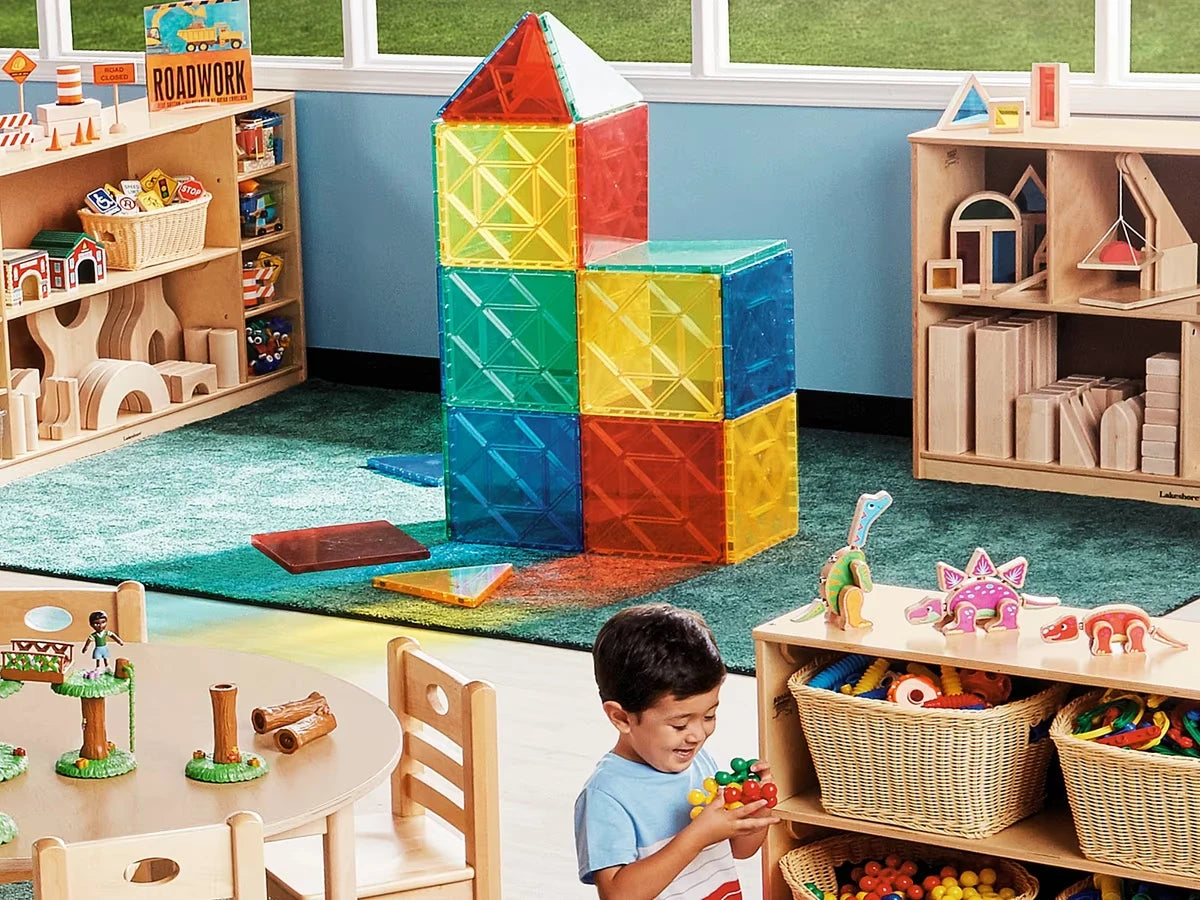 Jumbo Magnetic Building Tiles - US 4180