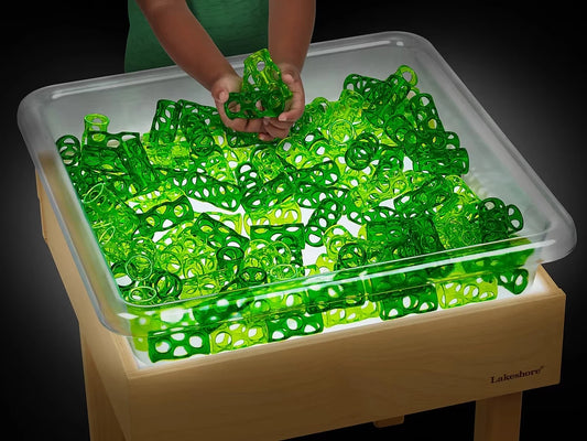 Toddler-Safe Light Table Sensory Cylinders - US 5465