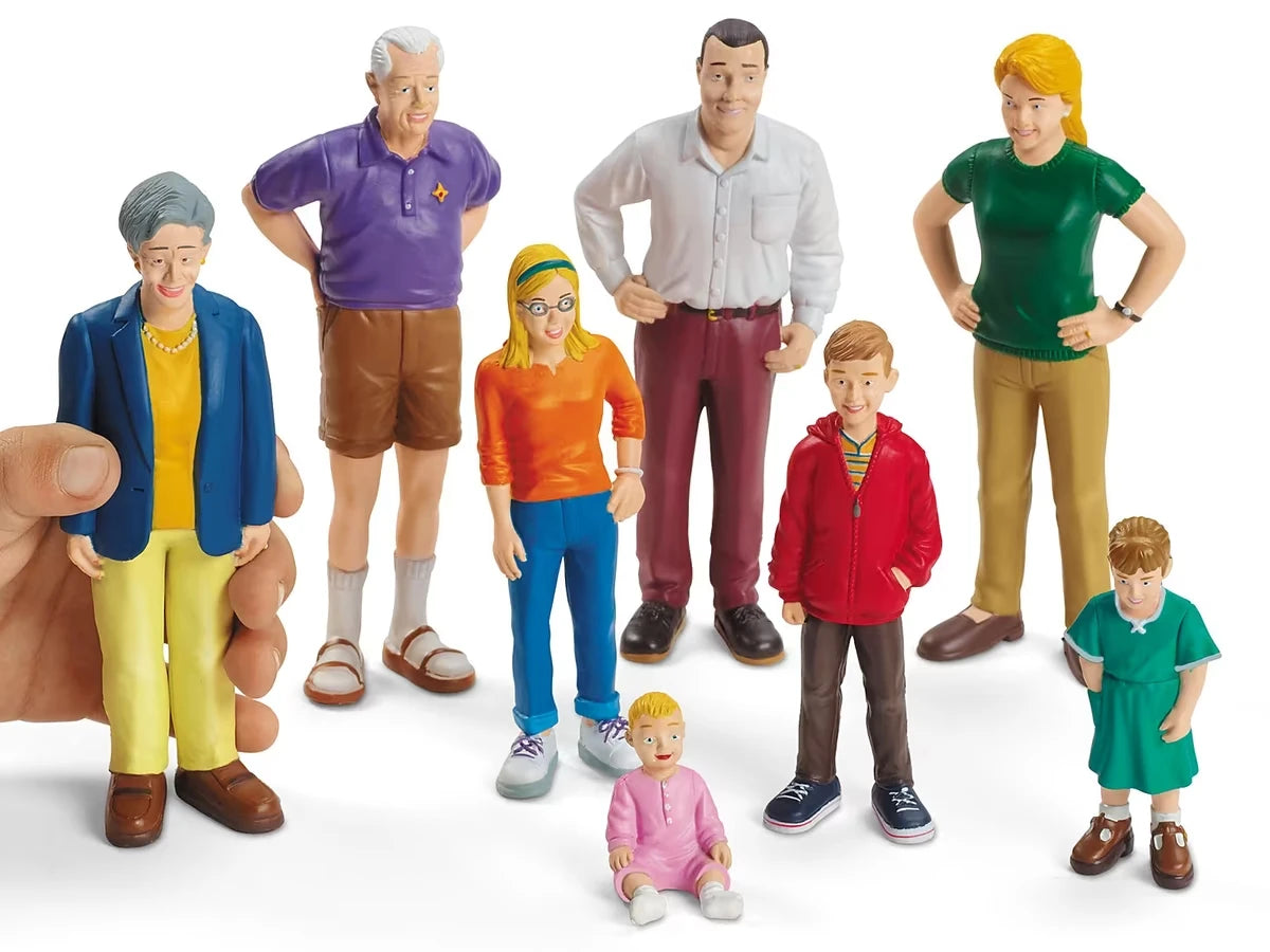 Lakeshore Block Play People - Caucasian Family - US 9932