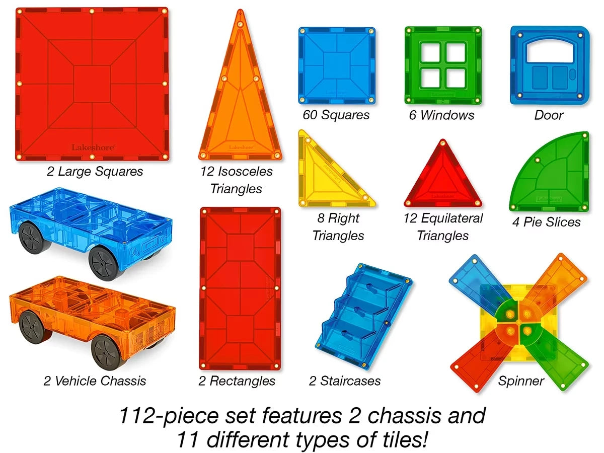 Magnetic Wonder Tiles® - City Builder - US 4289