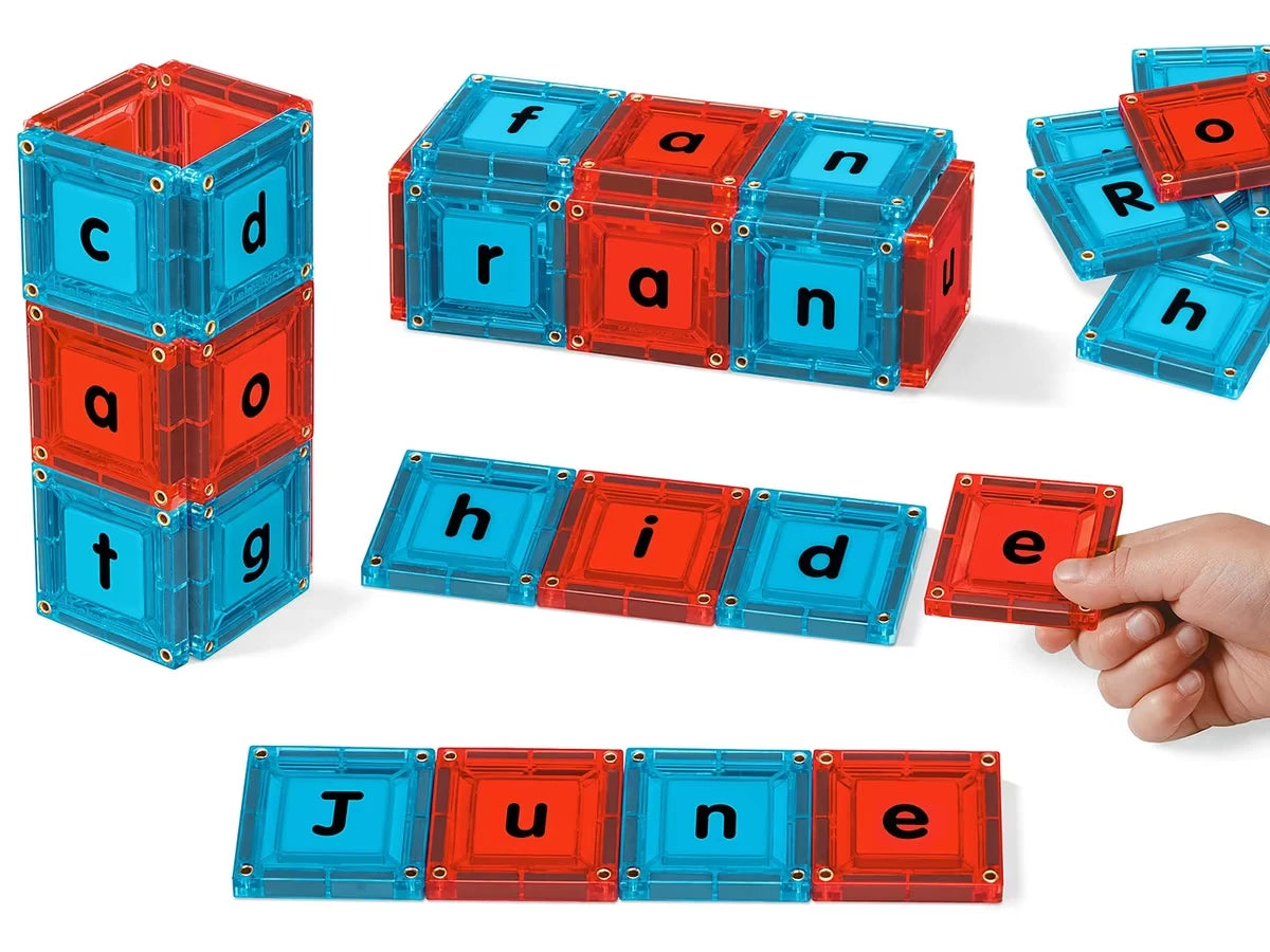 Double-Sided Magnetic Phonics Tiles - US 3533