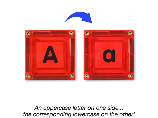 Double-Sided Magnetic Phonics Tiles - US 3533