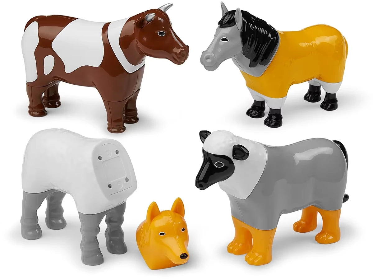 Mix & Match Magnetic Farm Animals - US 6614