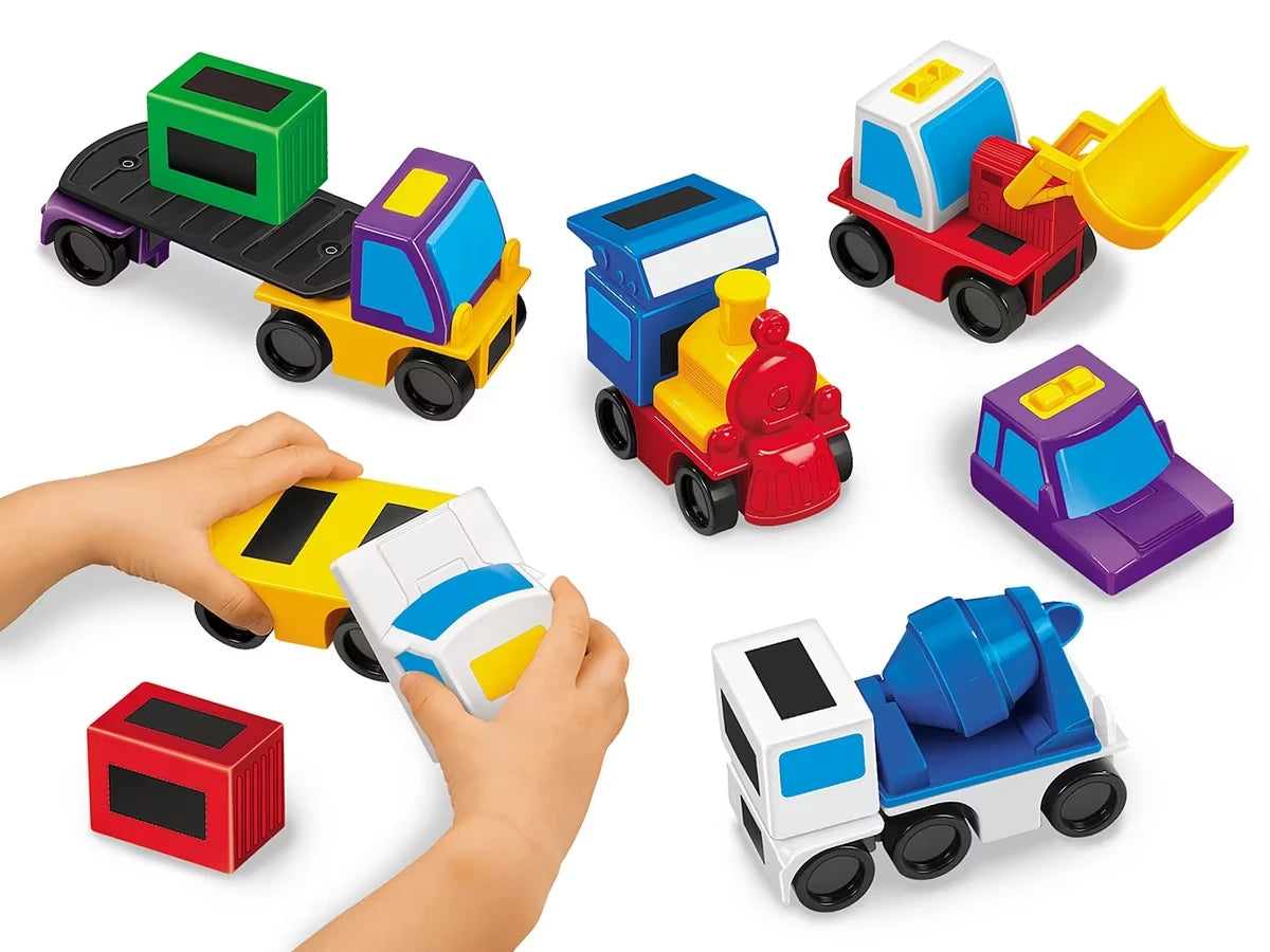 Build & Play Magnetic Vehicles - US 3892